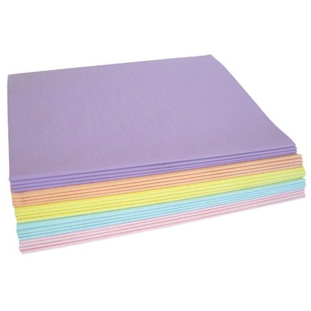 Bsc Preferred 20 x 30'' Pastel Tissue Paper Assortment Pack, 480PK BUY00087427
